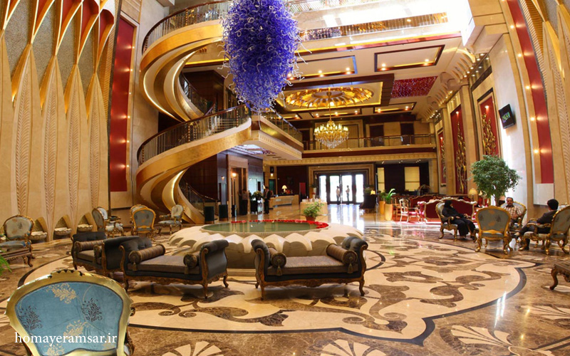رزرو انلاین هتل های داخلی لاکچری در همای رامسر